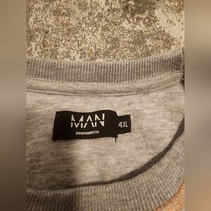 Boohoo Gray Sweater for Men